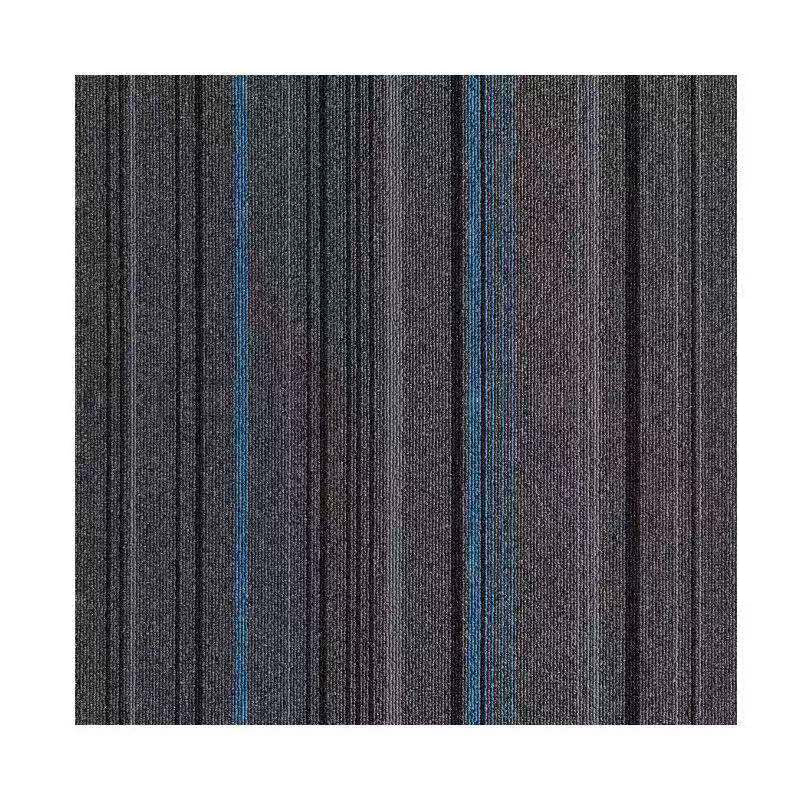 Koadclo | Dark Color Level Loop Carpet Tile – Non-Slip Self-Adhesive Indoor Office Carpet Squares