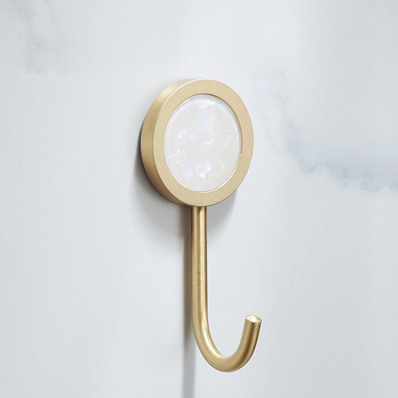 Koadclo | Polished Brass Bathroom Accessory Set - Marble Bathroom Hardware