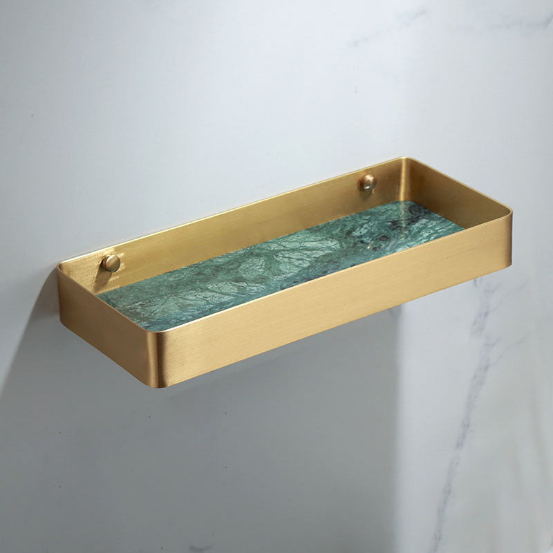 Koadclo | Polished Brass Bathroom Accessory Set - Marble Bathroom Hardware