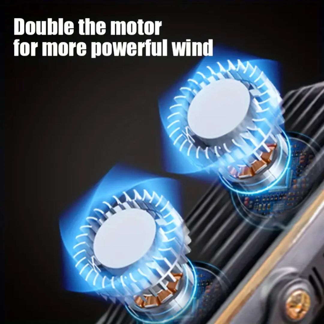 koadclo | Coolux – Ultra-Quiet USB Desktop Fan – Portable Personal Cooling Fan
