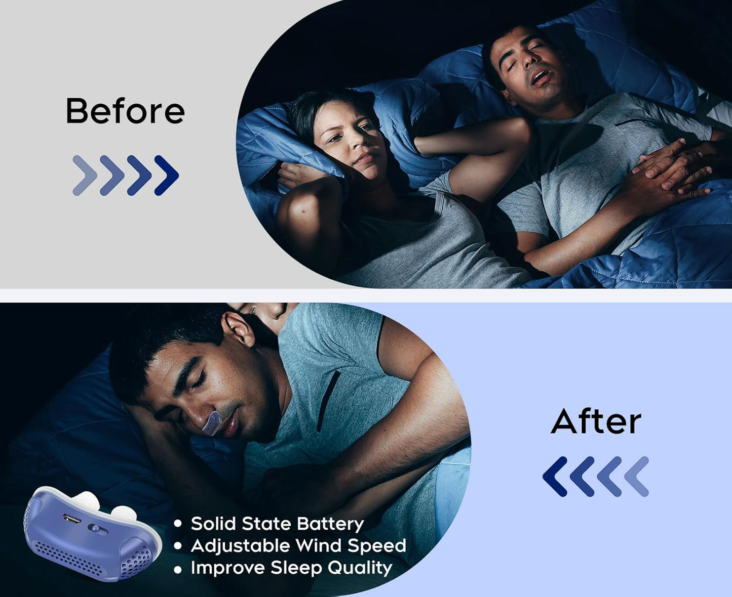 Koadclo | Portable Micro CPAP Anti-Snoring & Sleep Apnea Device