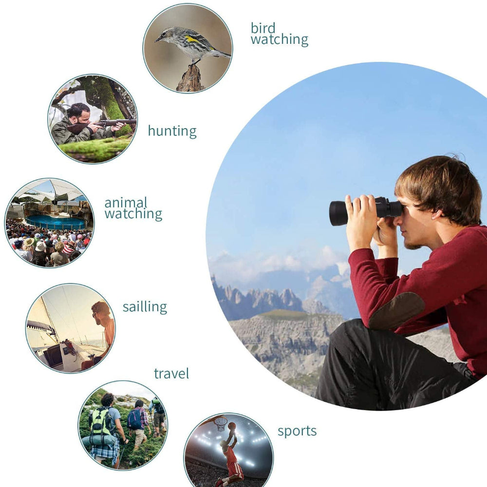koadclo | Binoculars - High Power Night Vision Waterproof