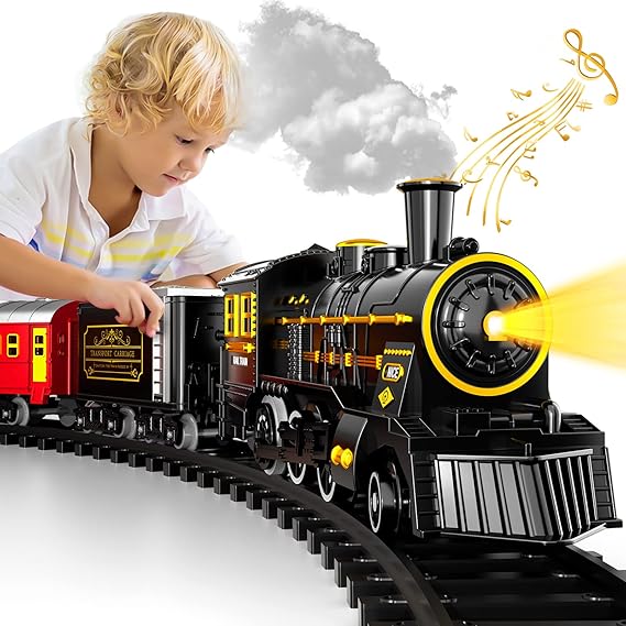 koadclo | TrackMaster Pro – Battery-Powered Electric Train Set with Realistic Sounds