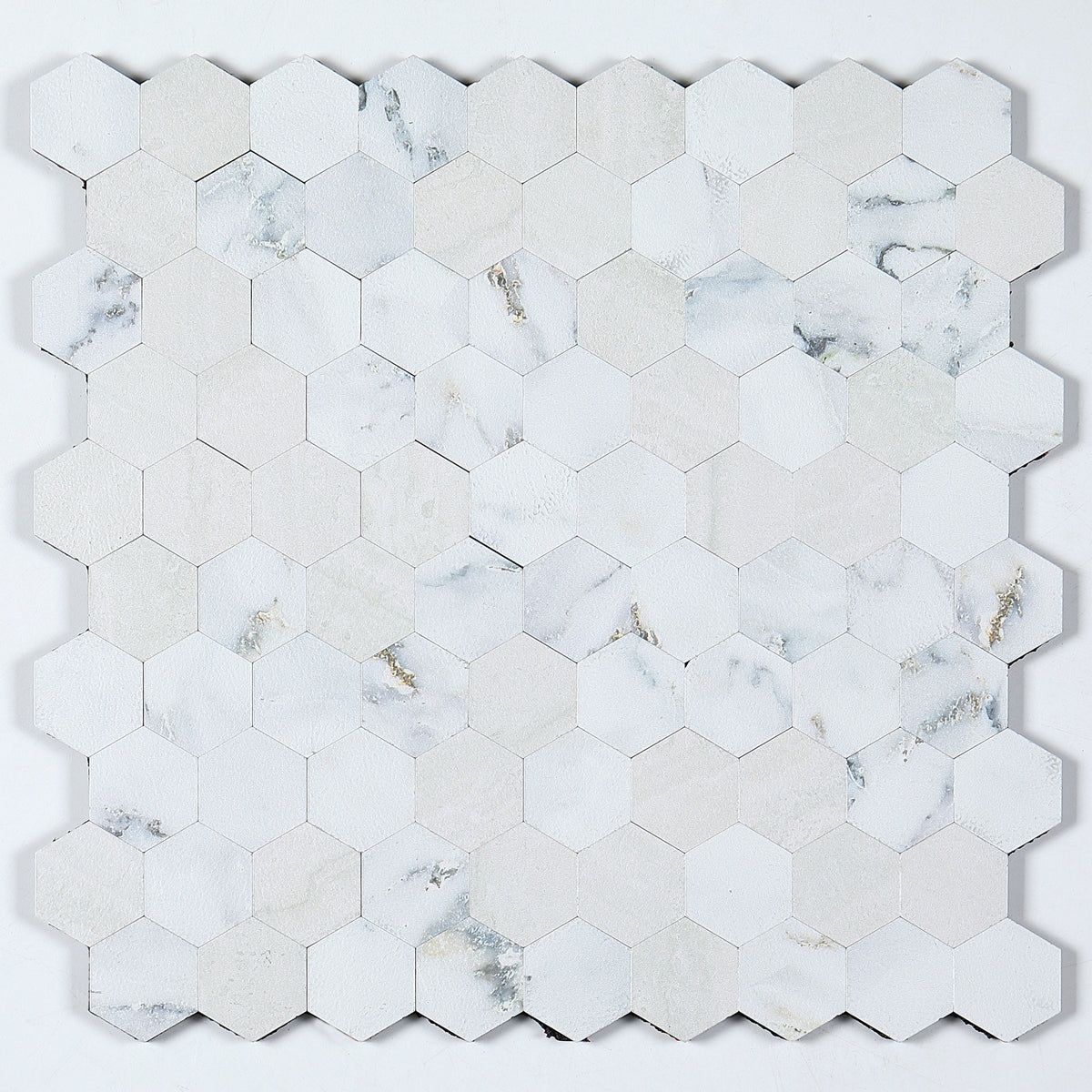 Koadclo | Modern Peel & Stick Metal Mosaic Tile - Hexagon & Subway Options