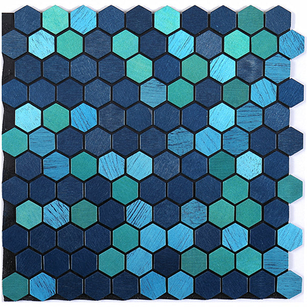 Koadclo | Modern Peel & Stick Metal Mosaic Tile - Hexagon & Subway Options