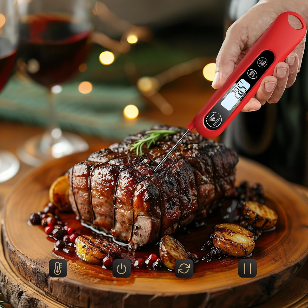 koadclo | Meat Thermometer - Digital Probe for Cooking & BBQ