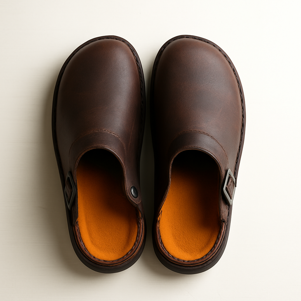 koadclo | Leather Slip On Clogs for Men and Women