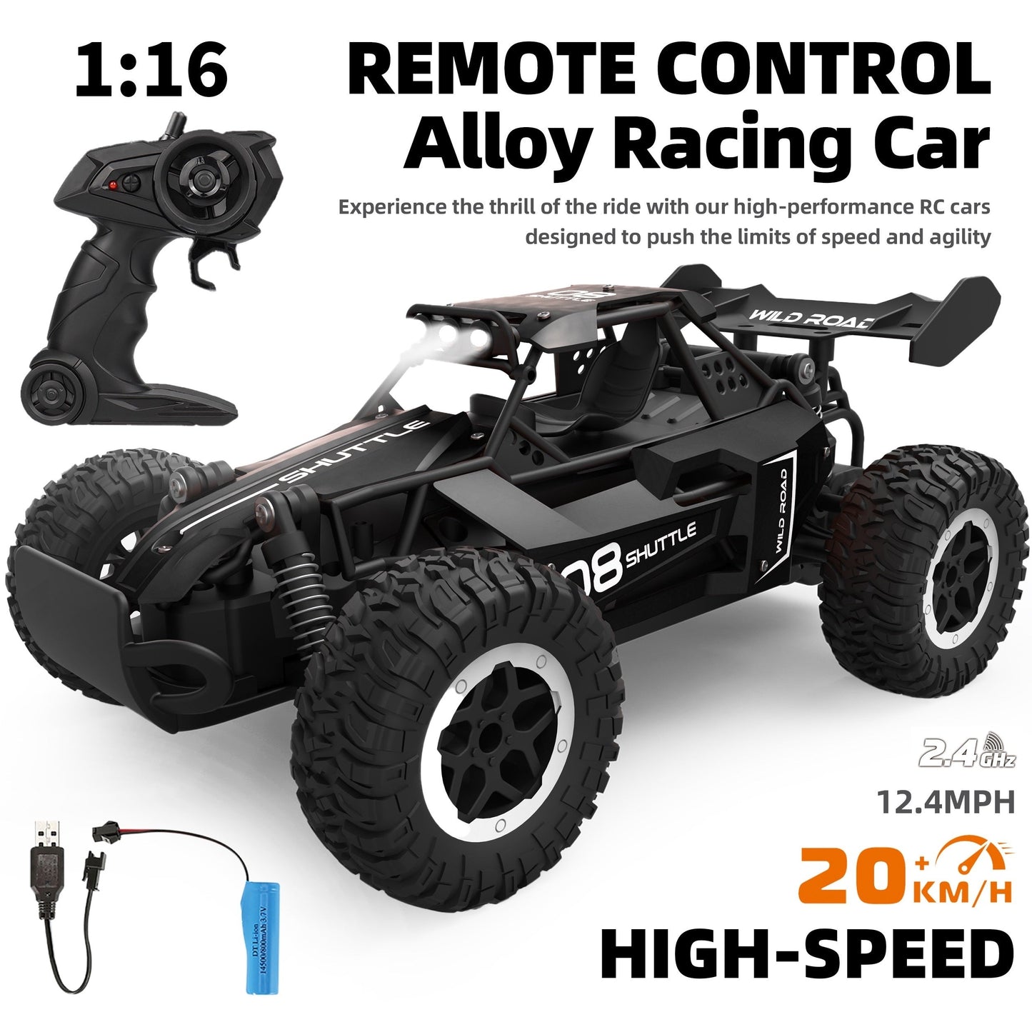 koadclo | Remote Control Off-Road Alloy Racing Car