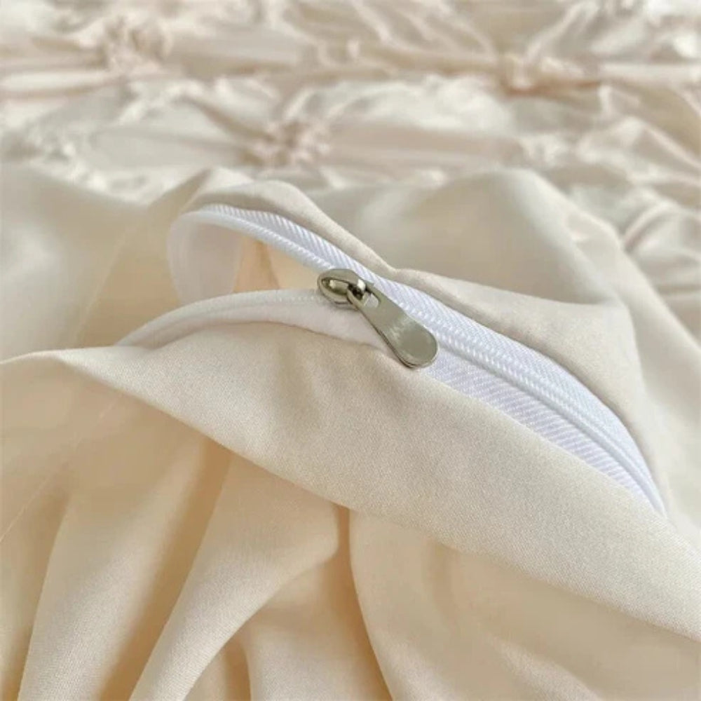 koadclo | Duvet Cover Set - Pinch Pleat Floral Design