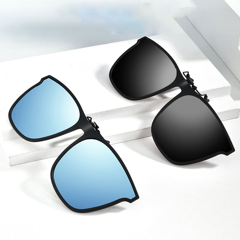 koadclo | New Polarized Clip-On Folding Sunglasses – Over Glasses Flip-Up Lens