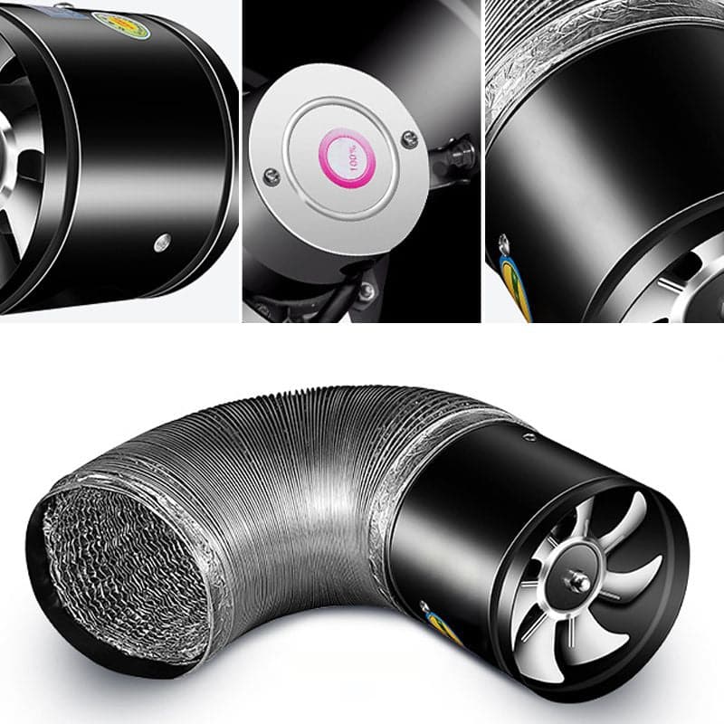 koadclo | Silent Extractor Fan - Wall Metal Kitchen Air Vent