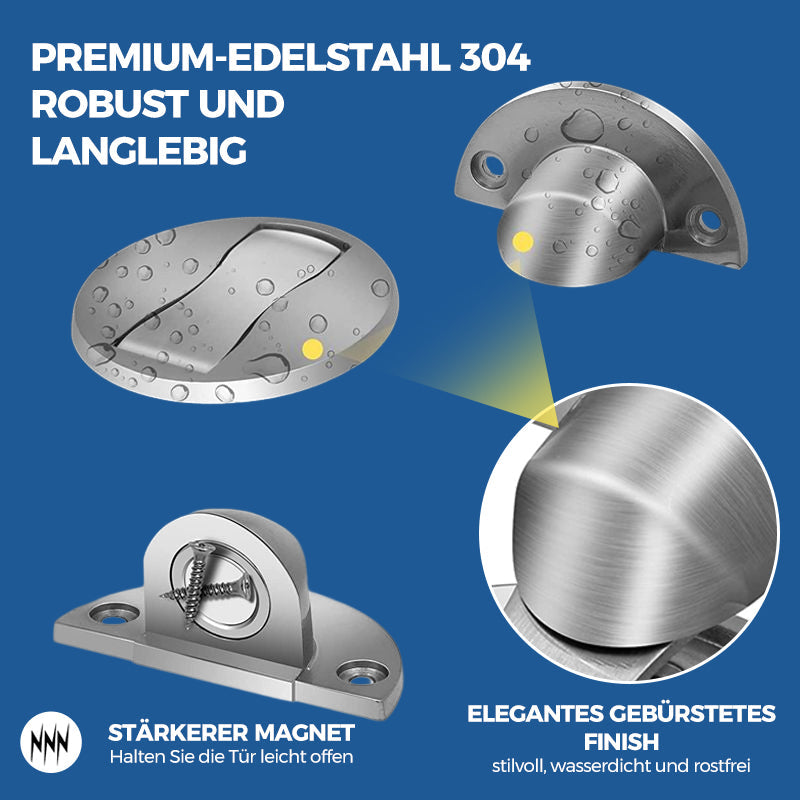 koadclo | Invisible Magnetic Door Stop – Stainless Steel Hidden Door Holder