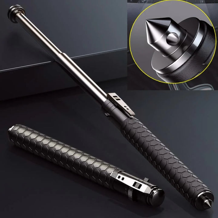 koadclo | Automatic Self Defense Walking Stick for Hiking & Urban Safety – Tactical Hiking Staff