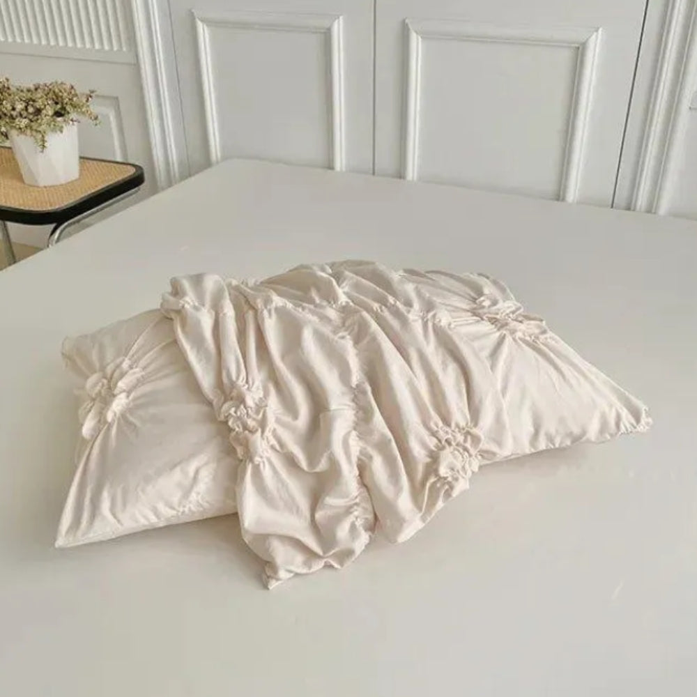 koadclo | Duvet Cover Set - Pinch Pleat Floral Design
