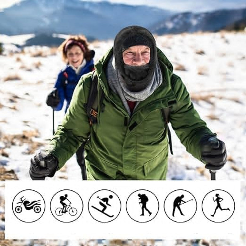 Koadclo | 3-in-1 Winter Hat – Warm Windproof Balaclava & Face Mask
