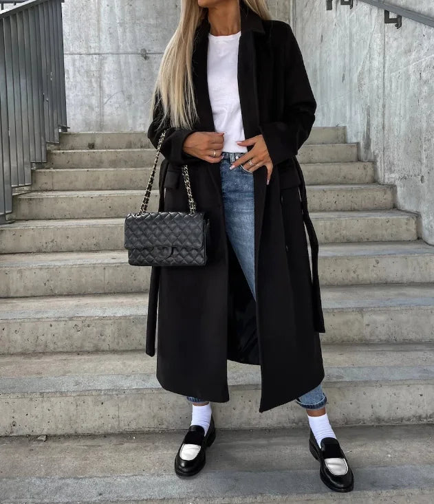 Addison | Women’s Classic Long-Sleeve Trench Coat