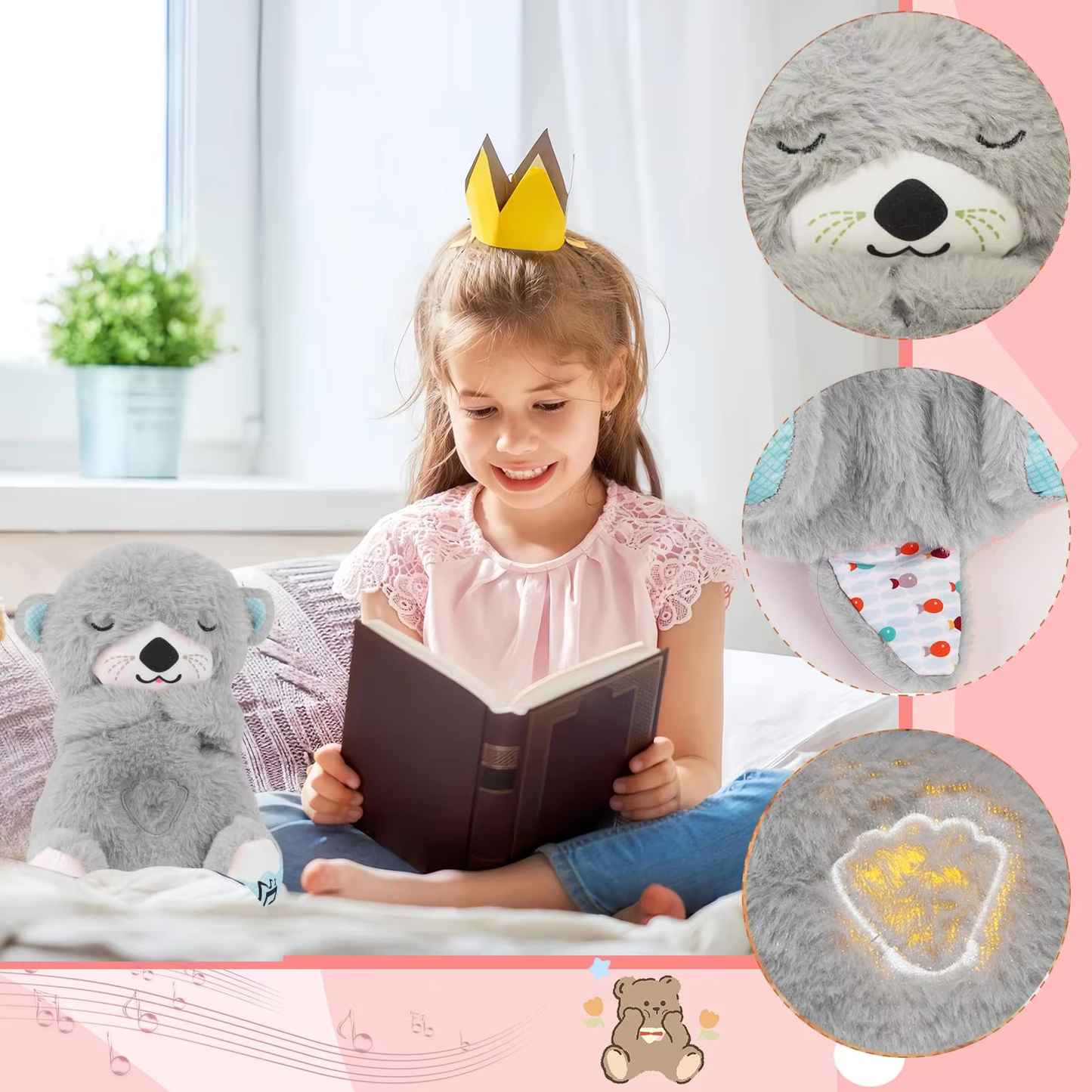 koadclo | Plush Toy with Soothing Music and Breathing Motion