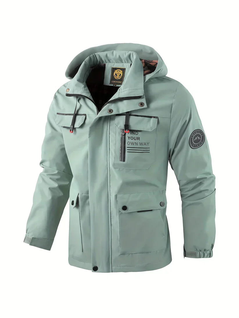Angelo | Men’s Waterproof Winter Jacket with Hood