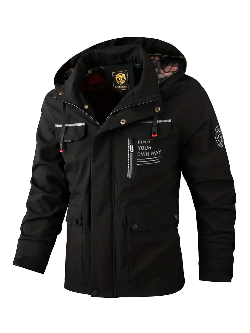 Angelo | Men’s Waterproof Winter Jacket with Hood
