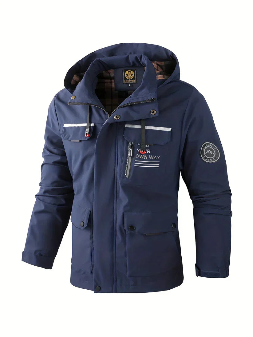 Angelo | Men’s Waterproof Winter Jacket with Hood