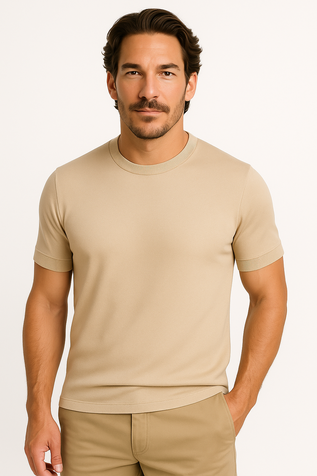 Ashton | Men’s Cashmere Knit Polo Shirt