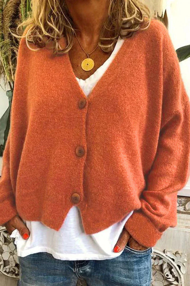 Aspenie | Women’s Patchwork V-Neck Cardigan