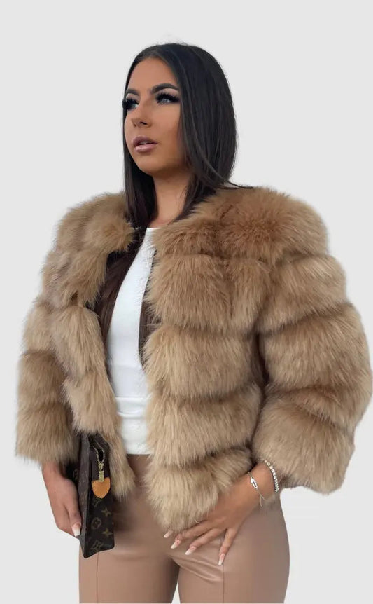 Aurie | Women’s Luxurious Faux Fur Coat