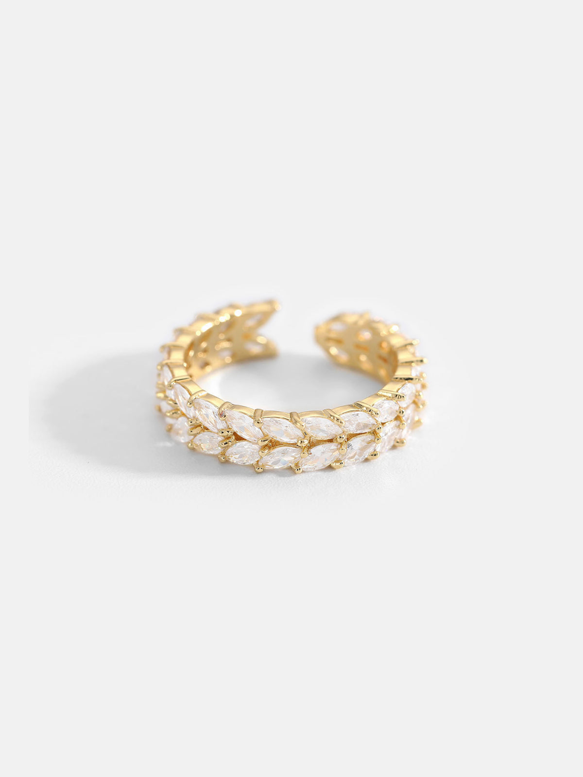 Spring Leaves Ring: Elegant, Adjustable, Nature-Inspired Accessory