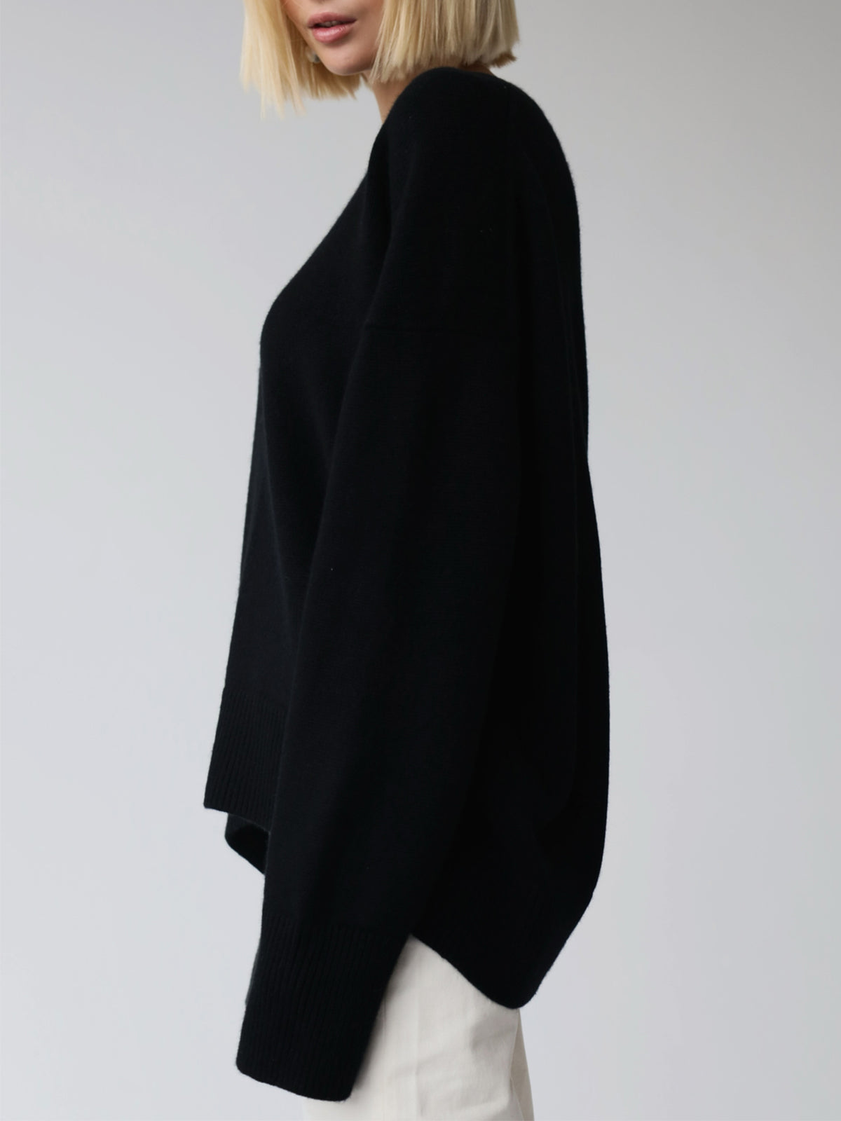 Candyfloss Oversized Pullover Sweater - Cozy Knit Winter Top