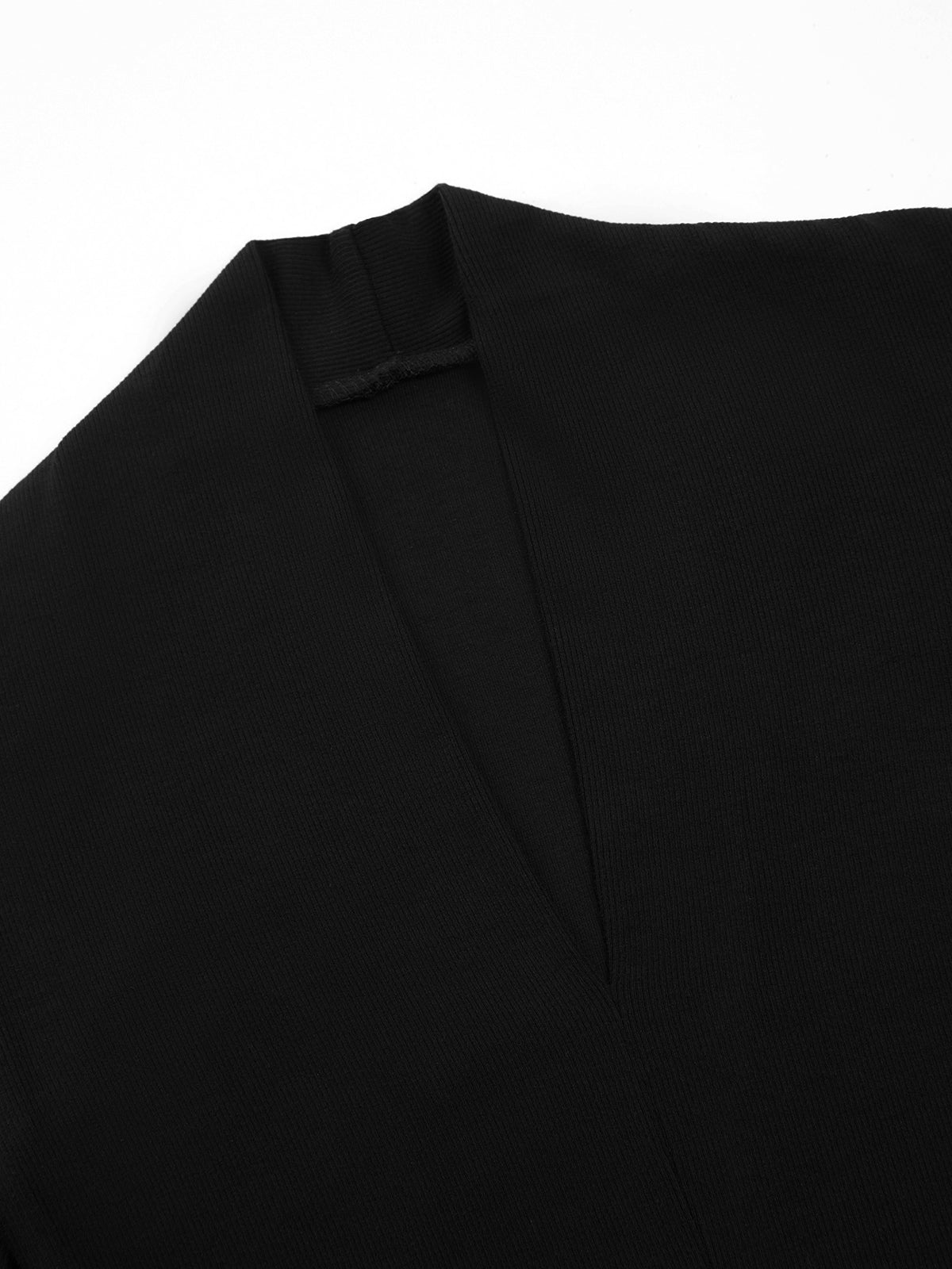 Solid Long Sleeve Knit Top for Women Casual Wear
