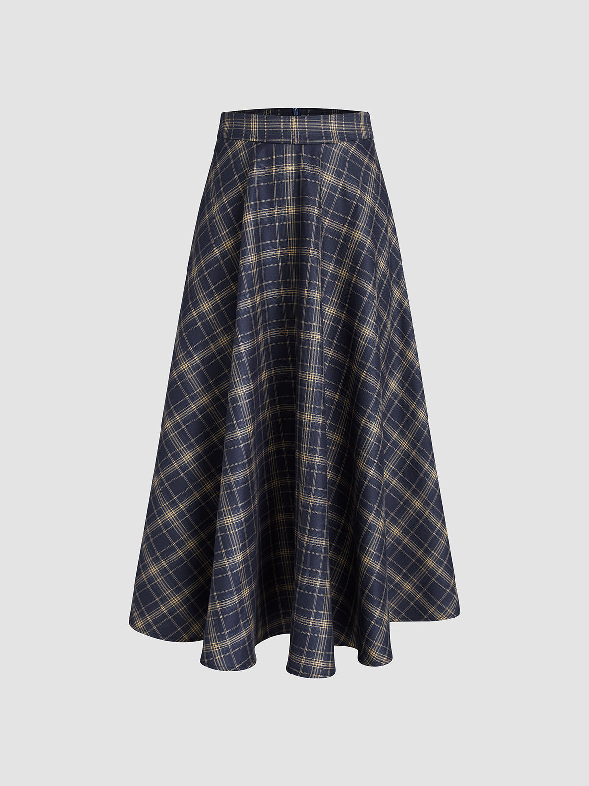 Keep In Check Long Skirt for Timeless Fashion Elegance