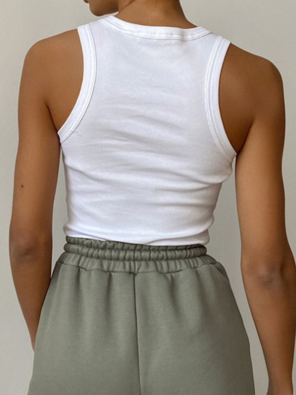 Ellis Crop Tank Top for Women Casual Summer Wear