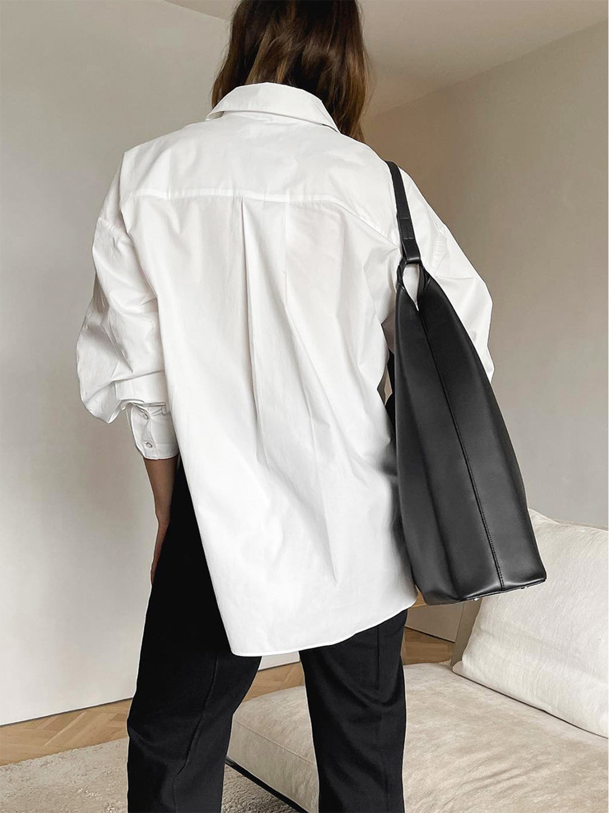 Minimalist Button Down Shirt Comfort Fit Casual Menswear