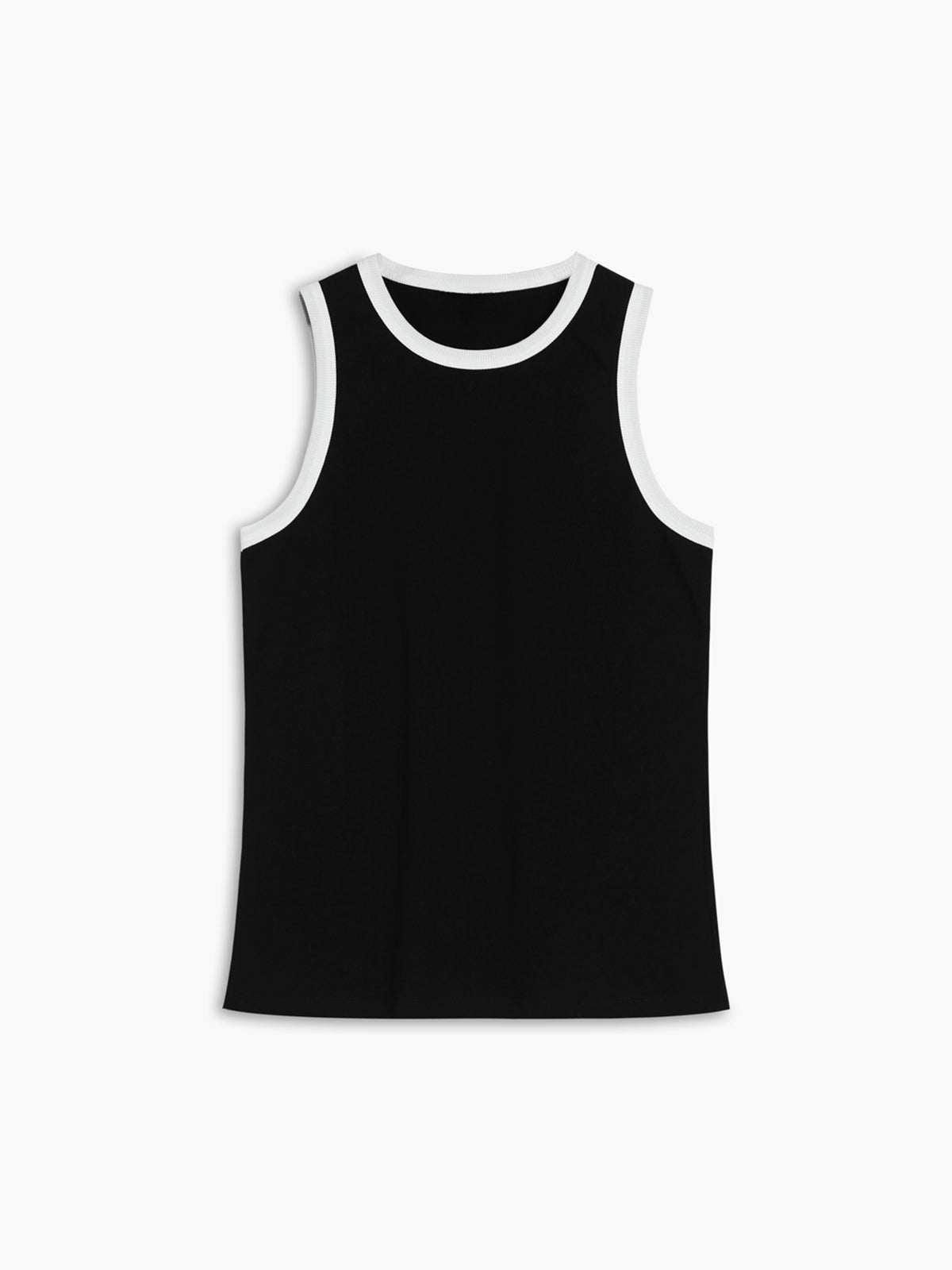 Worth A Million Contrast Trim Women's Stylish Summer Tank Top