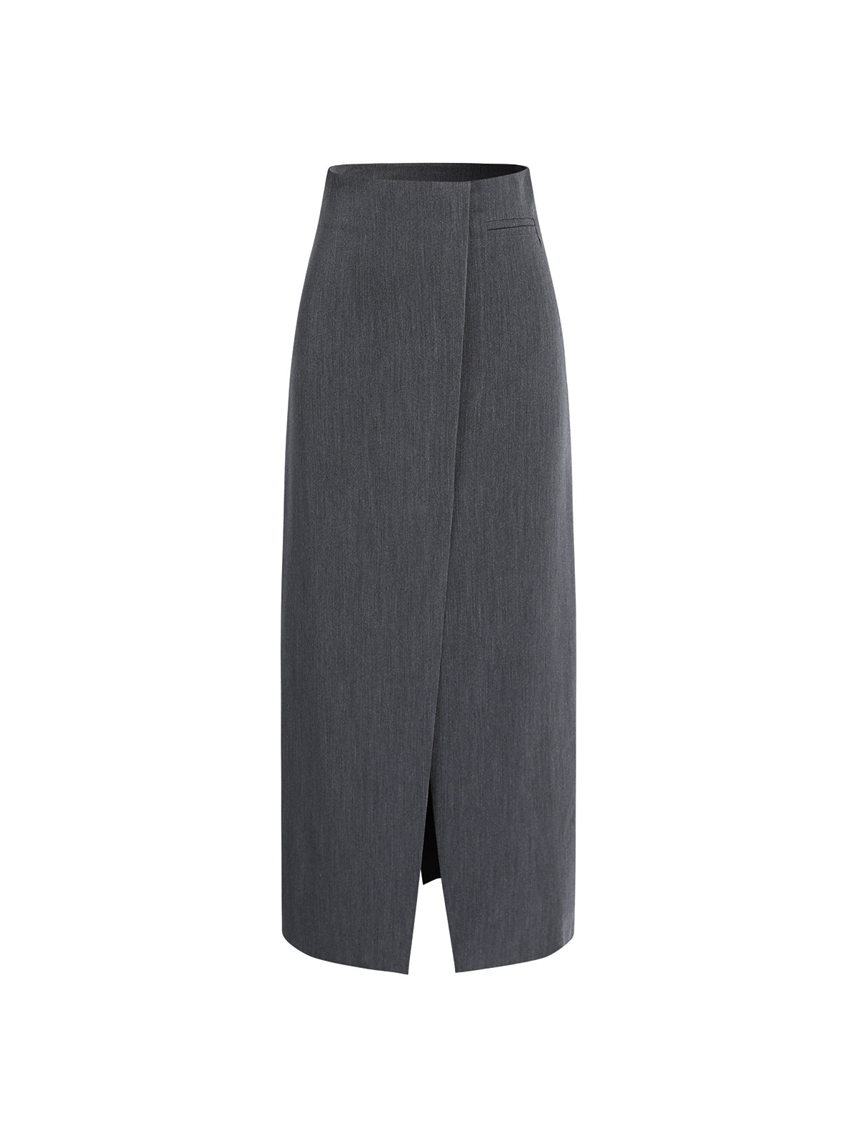 She's Effortless Slit Maxi Skirt for Elegant Evening Wear