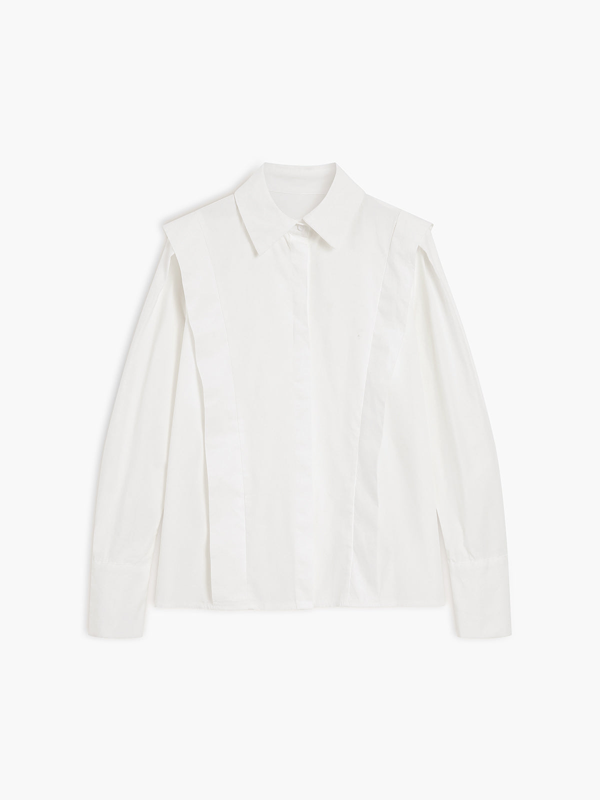 Oversized Button Down Cotton Shirt Casual Versatile Long Sleeve