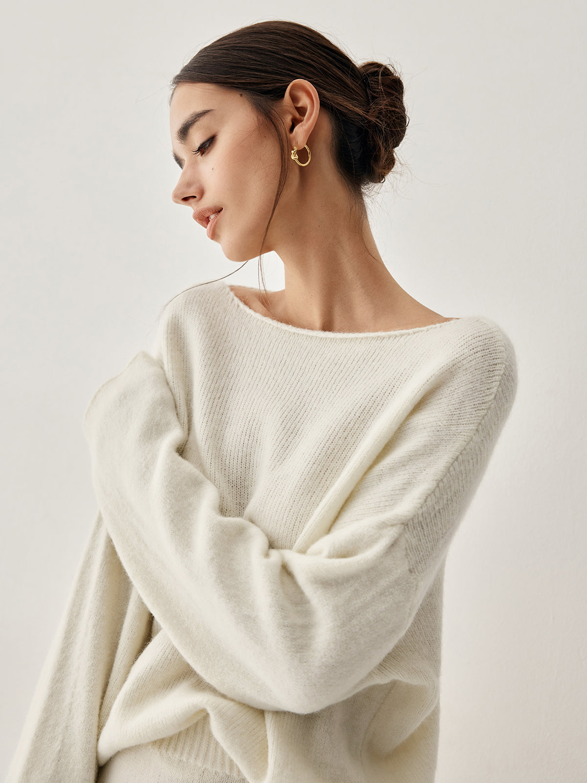 Oversized Sweater Two Piece Skirt Set Comfortable Winter Fashion Essentials