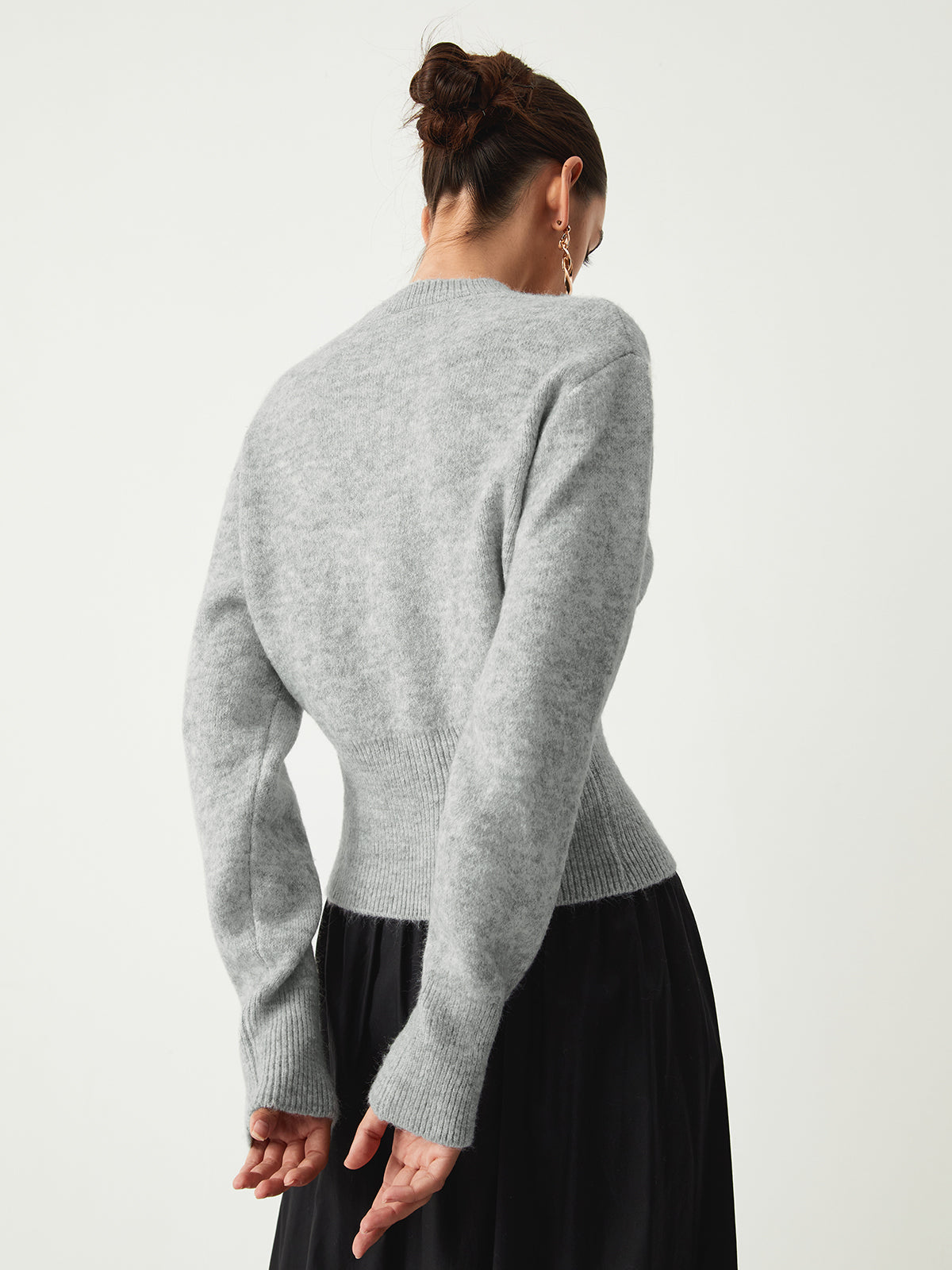 Half Zip Fuzzy Sweater Comfortable Winter Warm Pullover