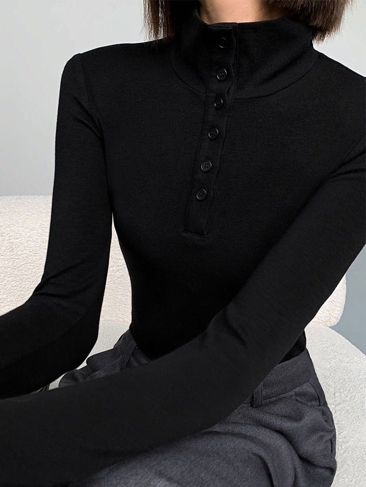 Slinky Button-up Long Sleeve Shirt for Women Casual or Formal Wear
