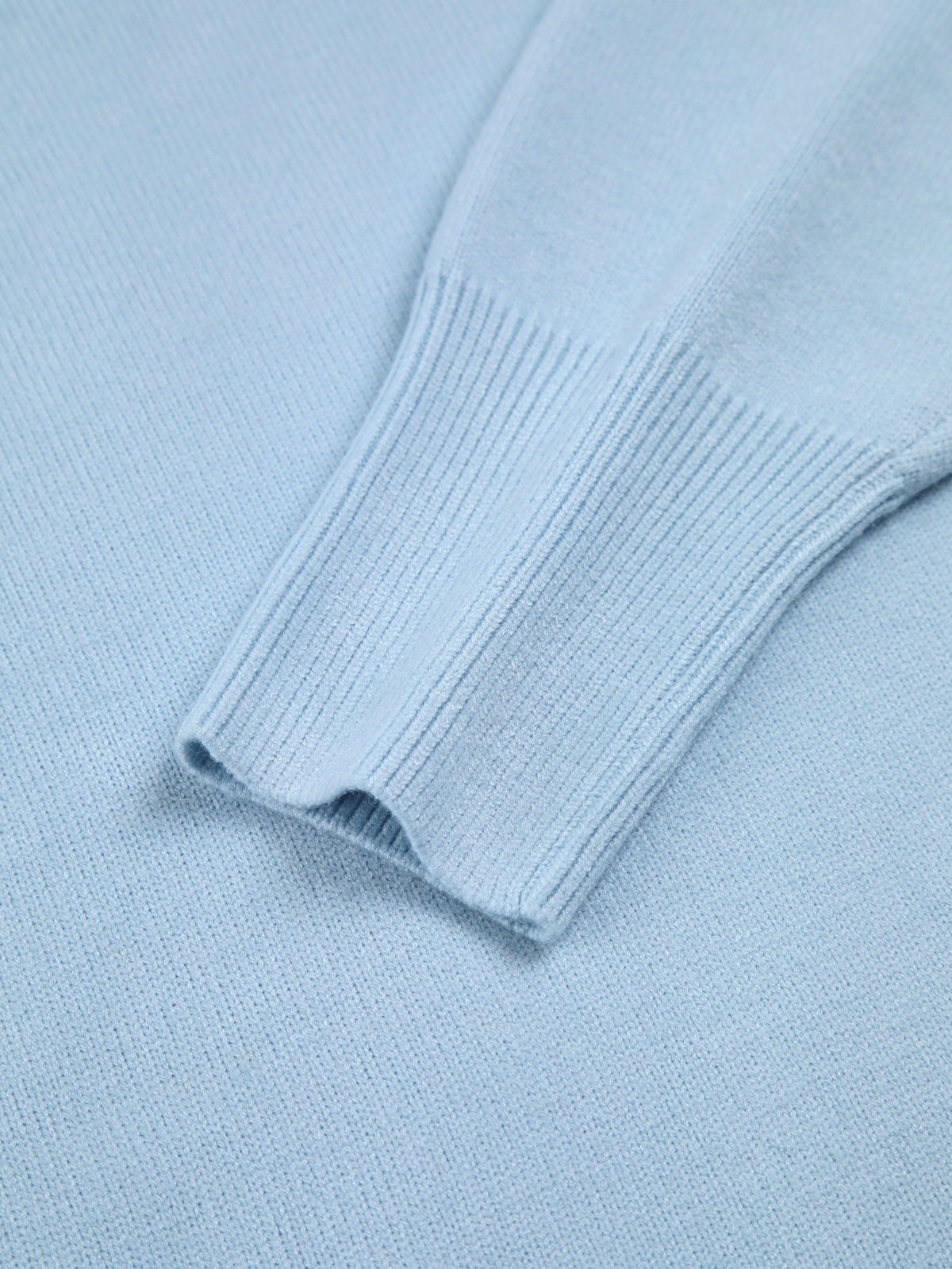Cloudless Sky Turtleneck Oversized Sweater for Women, Cozy Knit Pullover