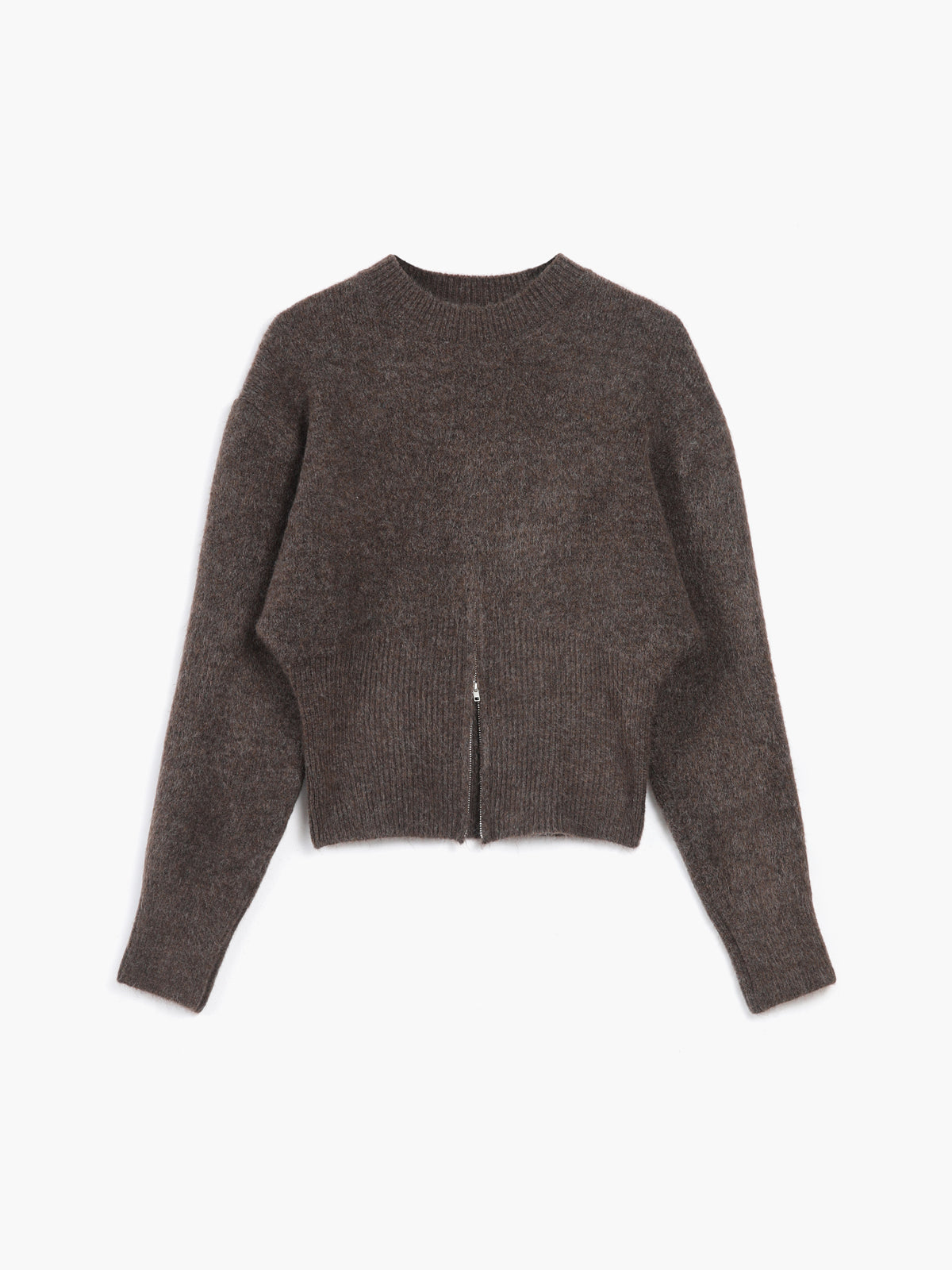 Half Zip Fuzzy Sweater Comfortable Winter Warm Pullover