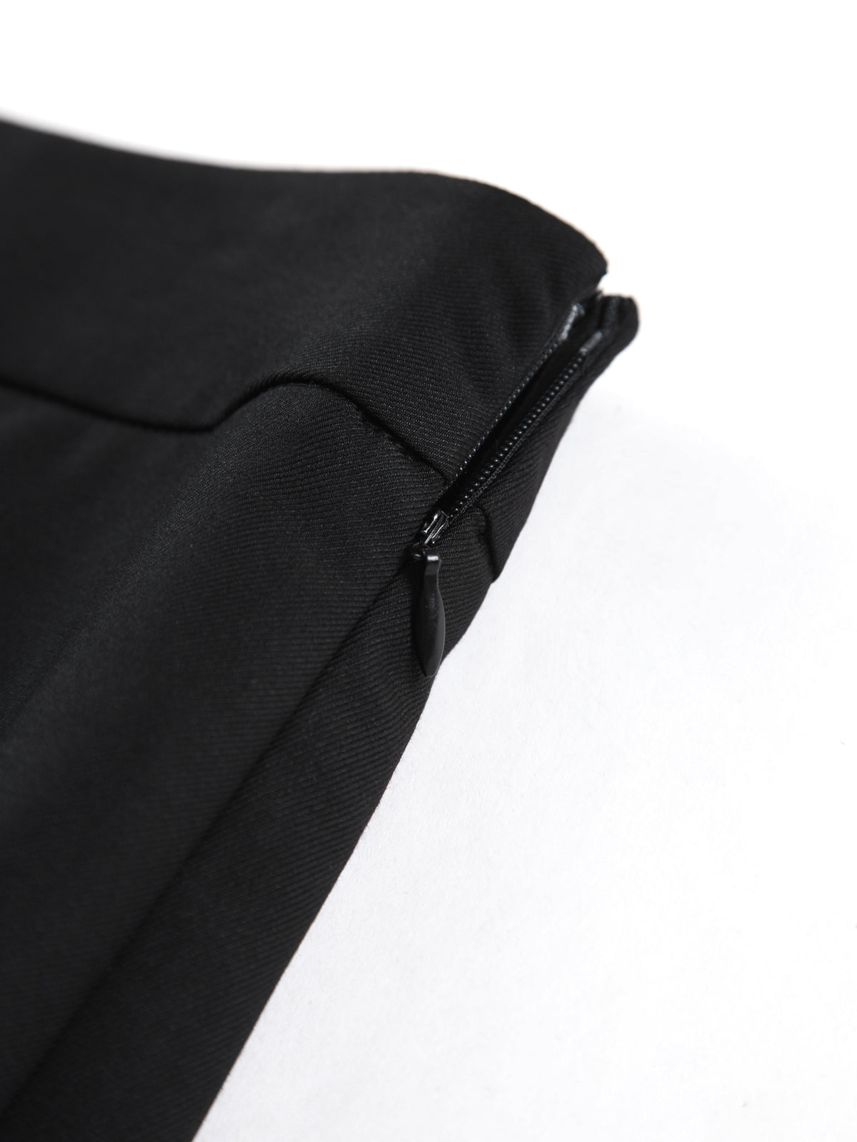 Two Tone Pleated Long Skirt with Elastic Waistband Comfort Fit