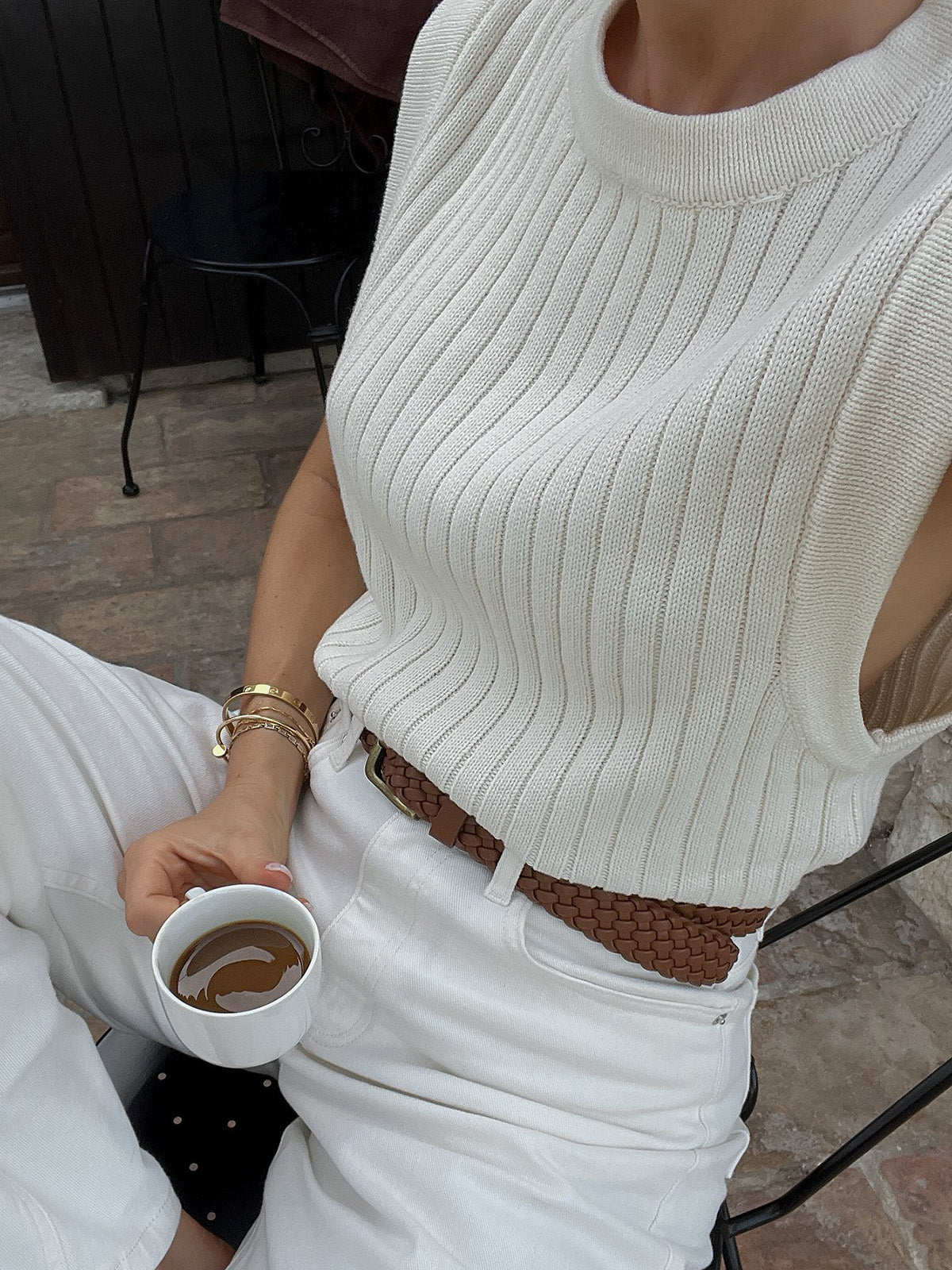 Casual Sweater Vest - Lightweight V-Neck Knit Pullover for Layering