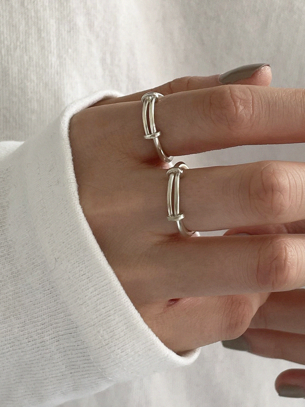Minimalism Adjustable Ring - Elegant Everyday Silver Jewelry for Women