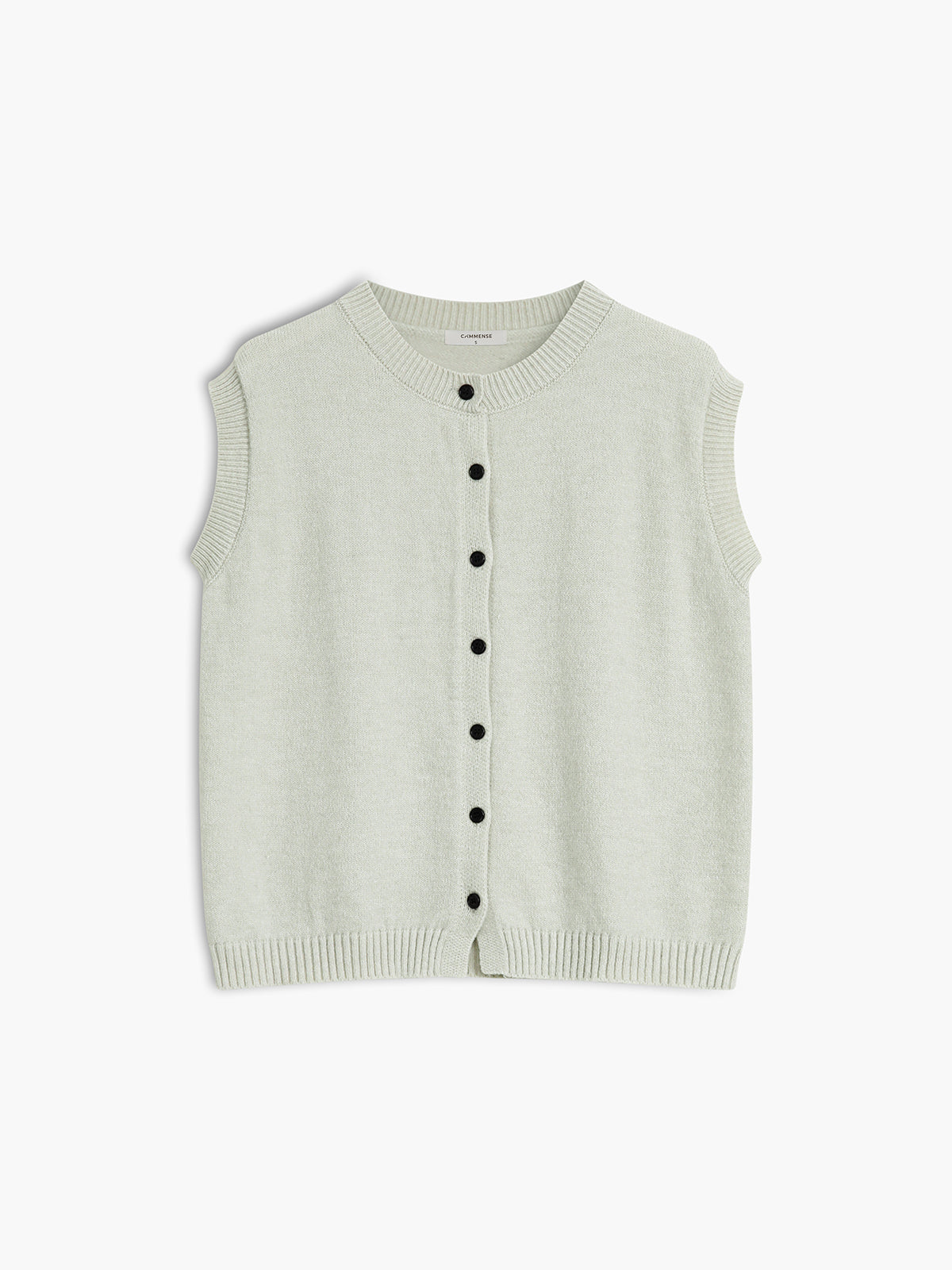 Casual Button Up Sweater Vest for Layering and Comfort