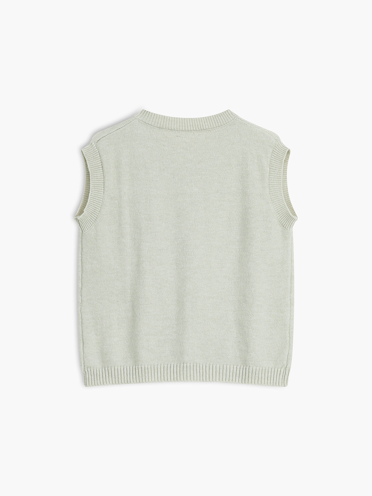 Casual Button Up Sweater Vest for Layering and Comfort