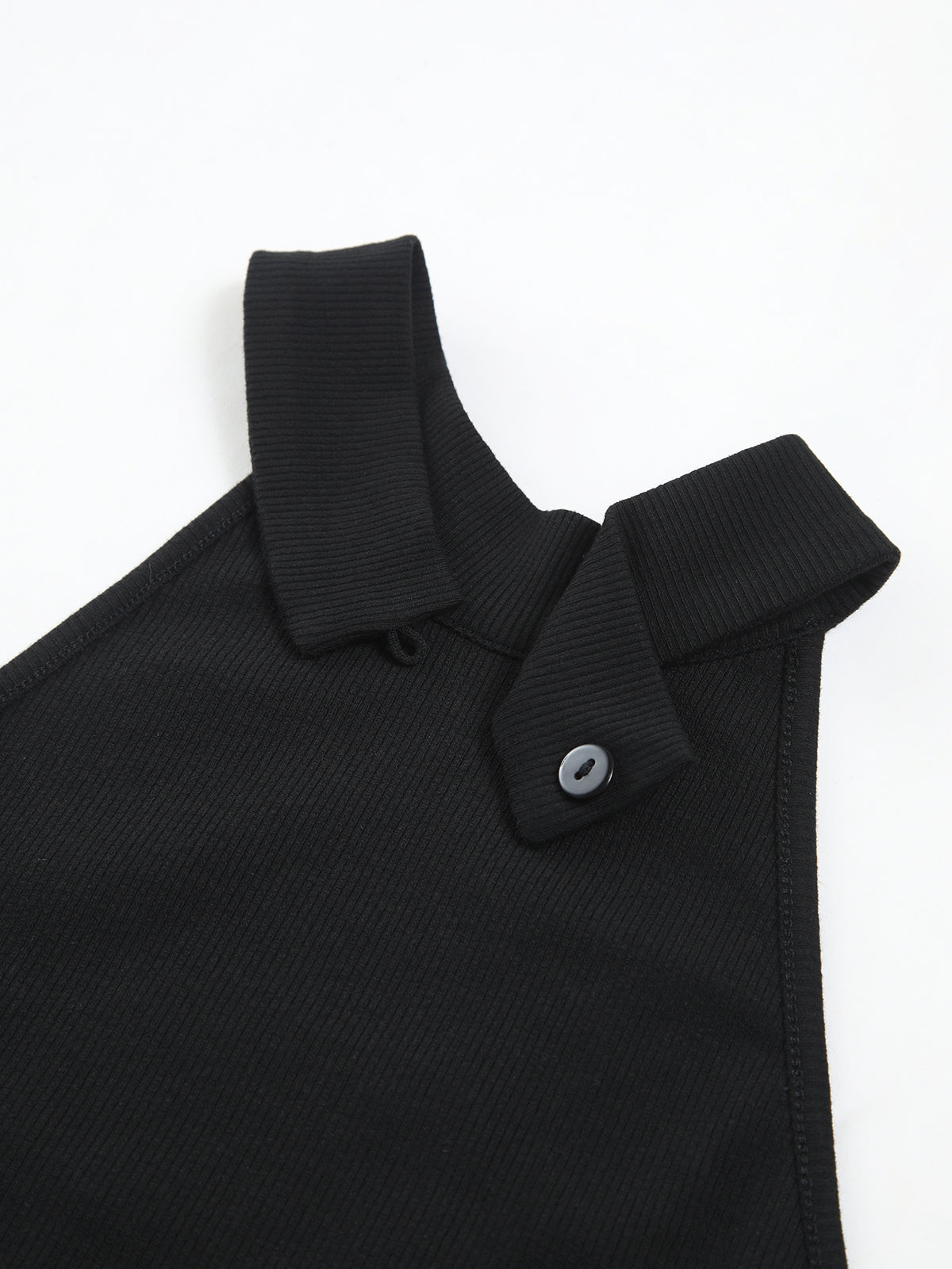 Two-Tone Halter Puff Short Dress for Cocktail Parties