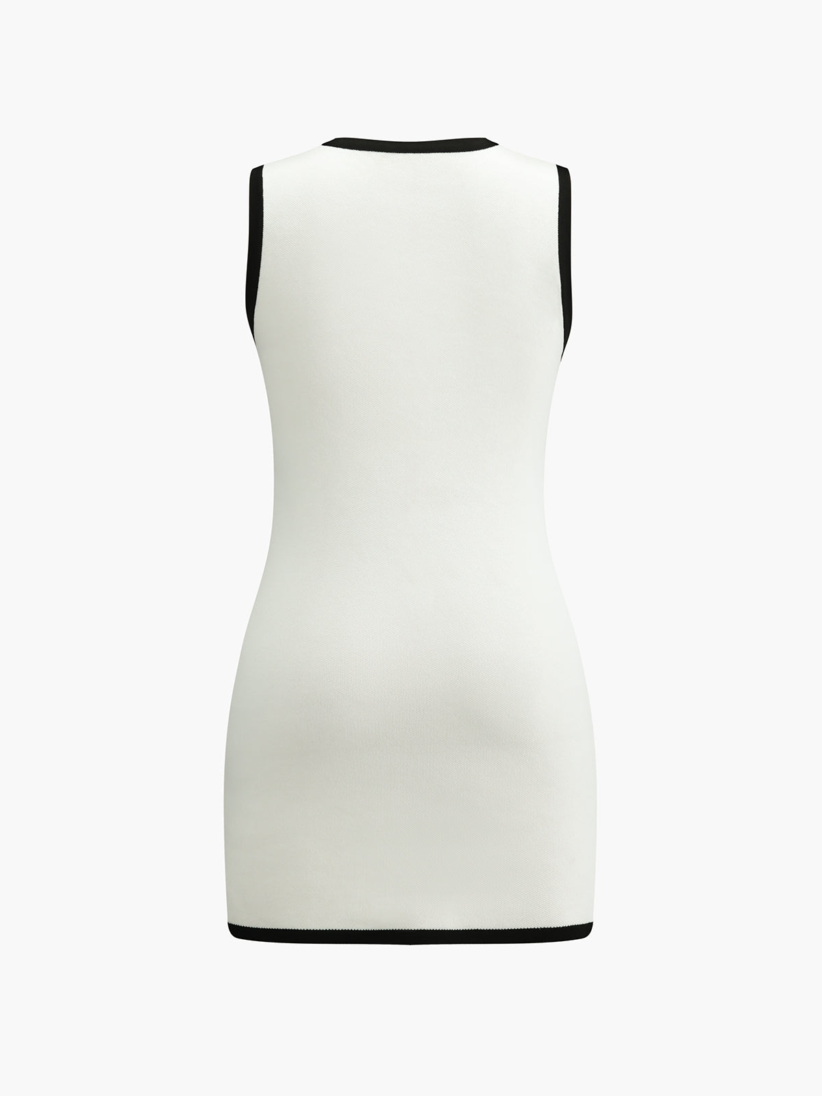 Multi Pocket Button Sleeveless Short Sweater Dress for Women Casual Wear