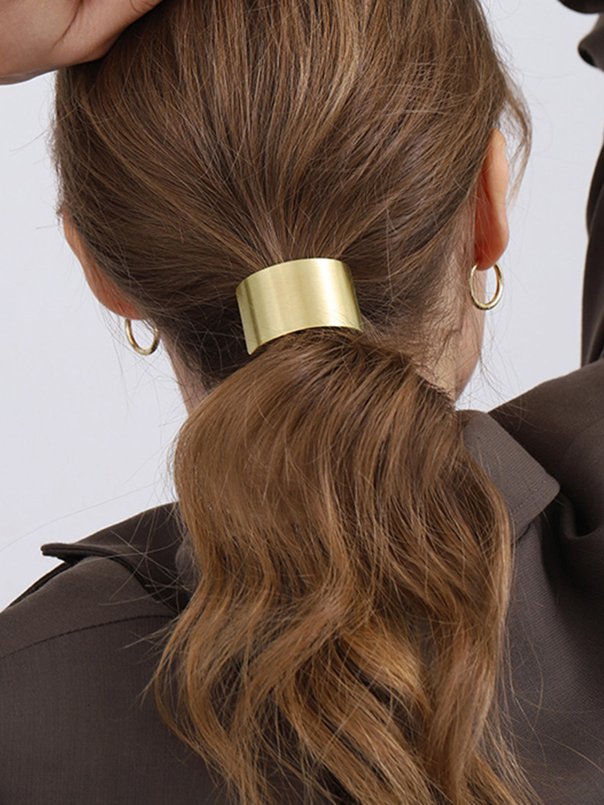 Metallic Hair Cuff Flexible Styling Accessory for Women and Men