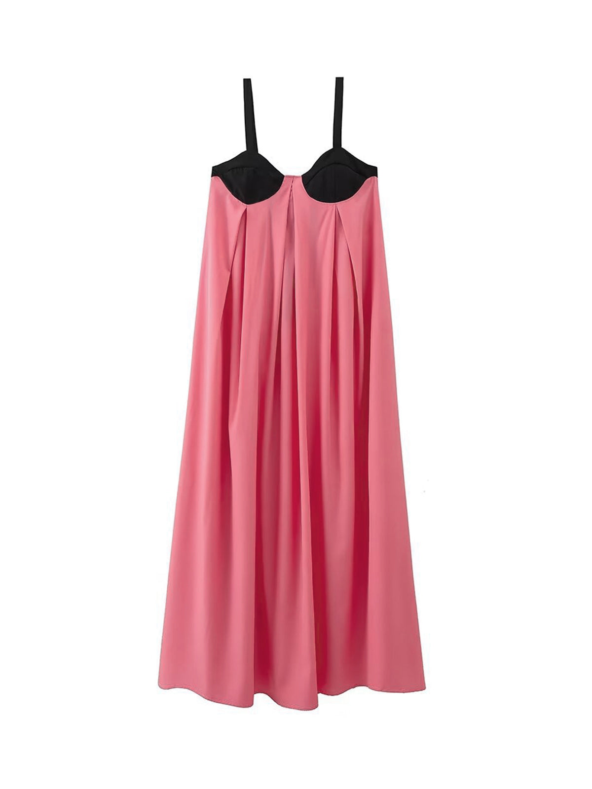Bra-Splicing Halter Strap Long Dress Women's Elegant Evening Gown